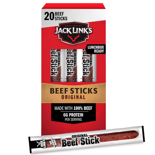 Jack Link's Beef Sticks, Original - Protein Snack